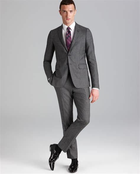 burberry grey chalk suit|Burberry blazers for men.